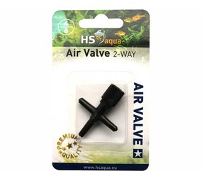 HS AQUA HS AQUA 2WEG LUCHTKRAAN 4/6 MM 2 ST. ZWART