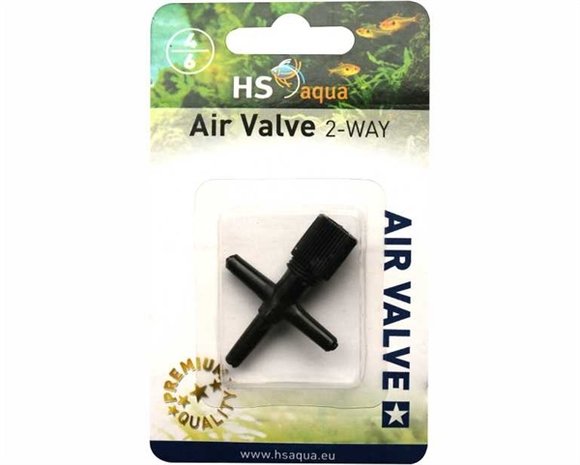 HS AQUA HS AQUA 2WEG LUCHTKRAAN 4/6 MM 2 ST. ZWART HS AQUA HS AQUA 2WEG LUCHTKRAAN 4/6 MM 2 ST. ZWART