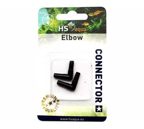 HS Aqua Producten | Alles voor een Gezond & Helder Aquarium HS AQUA BOCHT 4/6 MM 2 ST. ZWART