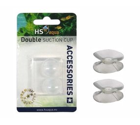 HS Aqua Producten | Alles voor een Gezond & Helder Aquarium HS AQUA DUBBELZUIGER 23 MM 2 ST. TRANSPARANT
