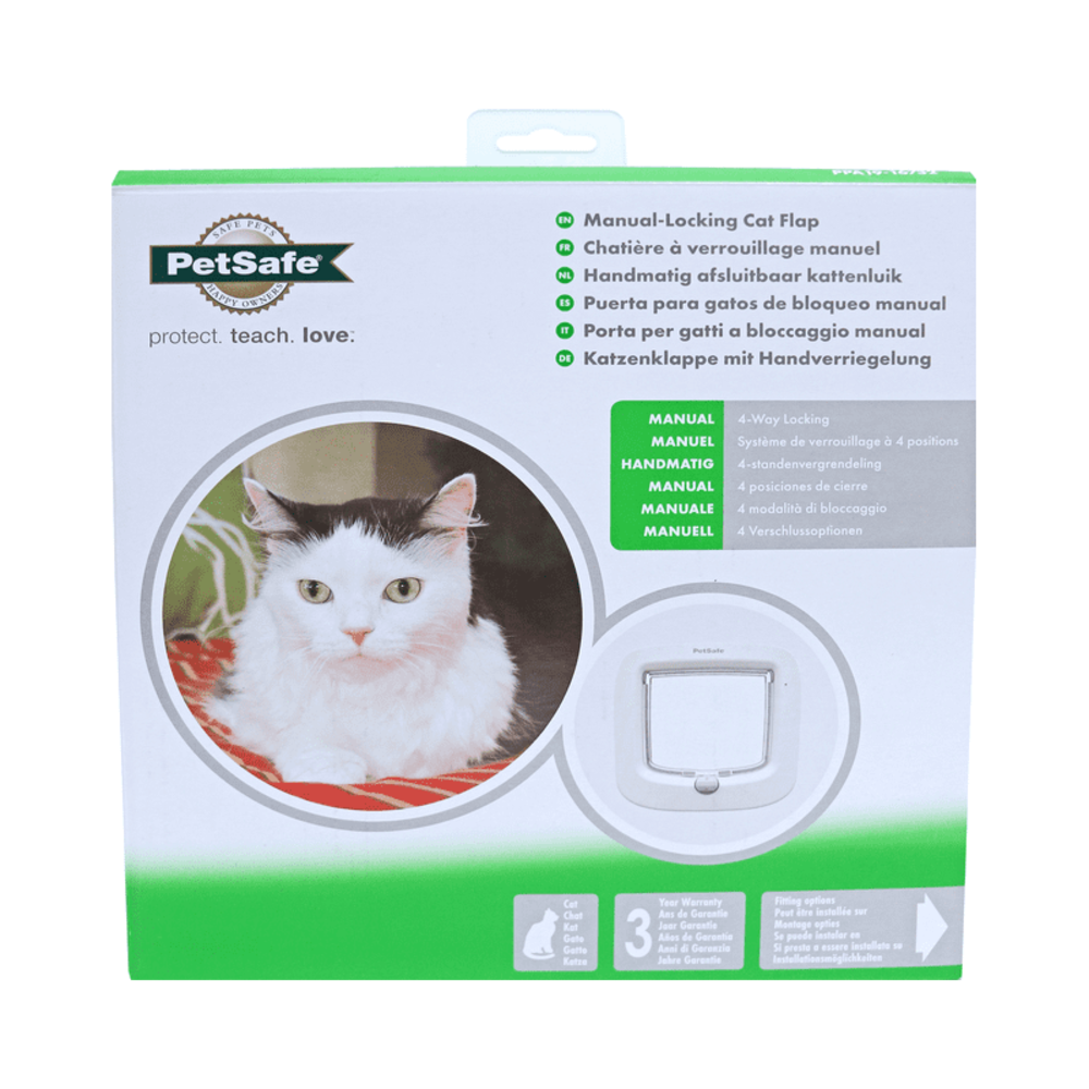 Petsafe PETSAFE KATTENDEUR 4 LOCK WIT Petsafe PETSAFE KATTENDEUR 4 LOCK WIT