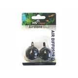 HS Aqua Producten | Alles voor een Gezond & Helder Aquarium HS AQUA LUCHTSTEEN BAL  20 MM ZWART 2 ST.BLISTE