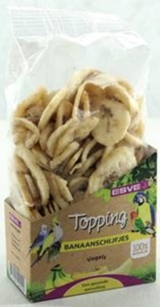 Esve TOPPING BANAANSCHIJFJES VOGELS