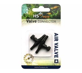 HS Aqua Producten | Alles voor een Gezond & Helder Aquarium HS AQUA KOPPEL LUCHTKRAAN 4-6 MM 2 ST. ZWART