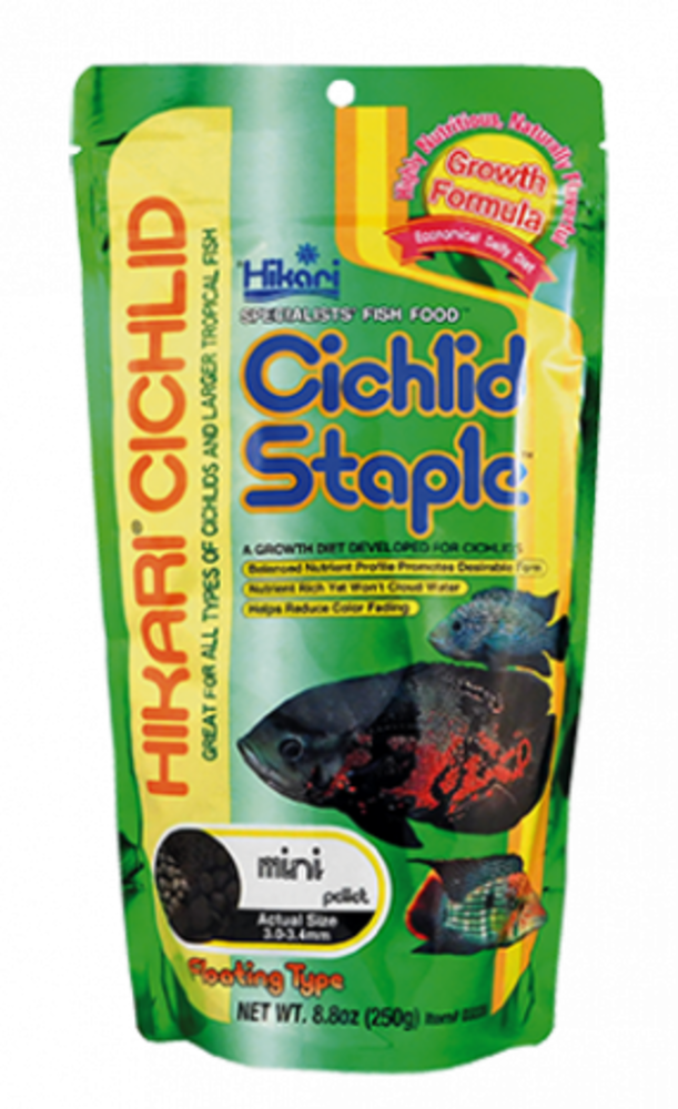 Hikari Visvoer HIKARI CICHLID STAPLE MEDIUM 250GR Hikari Visvoer HIKARI CICHLID STAPLE MEDIUM 250GR