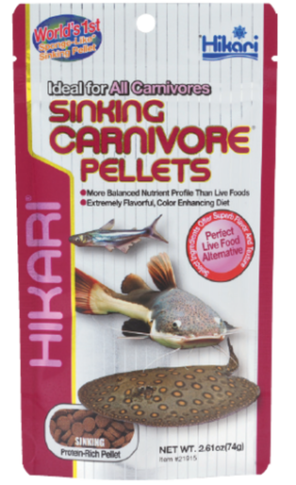 Hikari Visvoer Hikari Sinking Carnivore 74gr Hikari Visvoer Hikari Sinking Carnivore 74gr