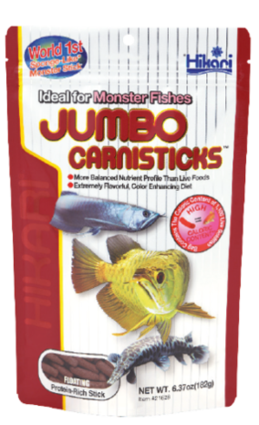Hikari Visvoer  Hikari Jumbo Carnisticks 182gr