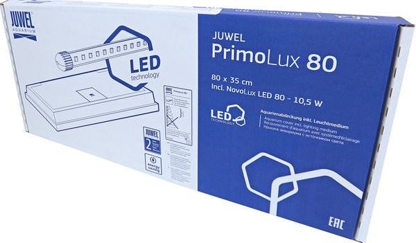 Juwel JUWEL LICHTKAP DUOLUX 80X35CM ZW