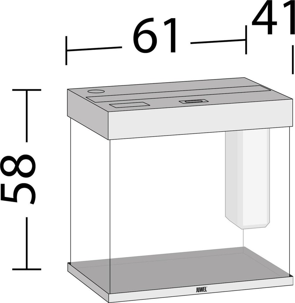 Juwel Juwel Aquarium Lido 120 Led filter  61 x 41 x 58 cm Juwel Juwel Aquarium Lido 120 Led filter  61 x 41 x 58 cm