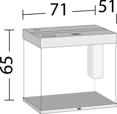 Juwel Juwel Aquarium Lido 200 Led filter 70 x 51 x 65 cm Juwel Juwel Aquarium Lido 200 Led filter 70 x 51 x 65 cm