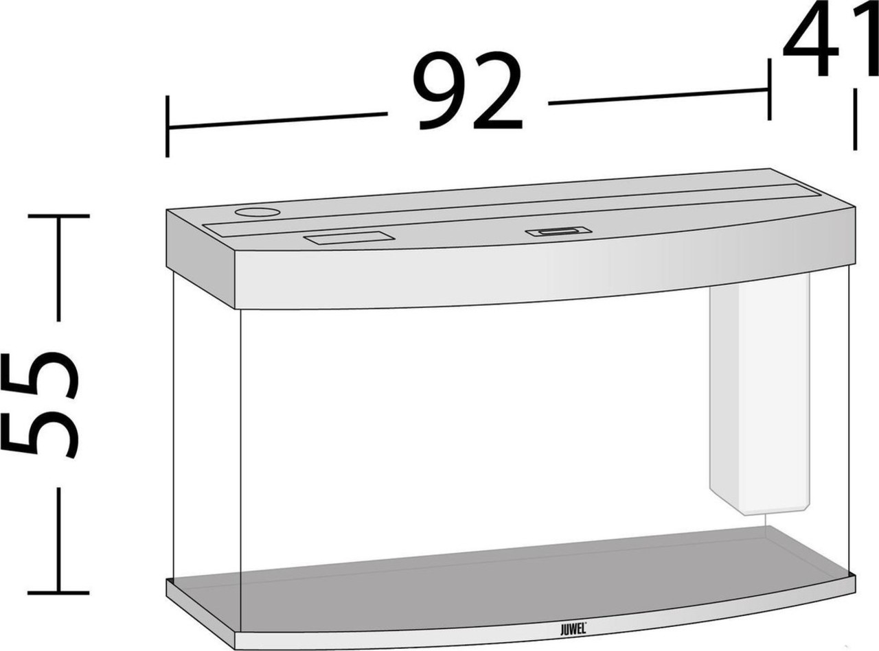 Juwel Juwel Aquarium Vision 180 Led filter 92 x 41 x 55 cm Juwel Juwel Aquarium Vision 180 Led filter 92 x 41 x 55 cm