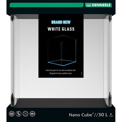 Dennerle Denn. Nano Cube 30lt - White Glass