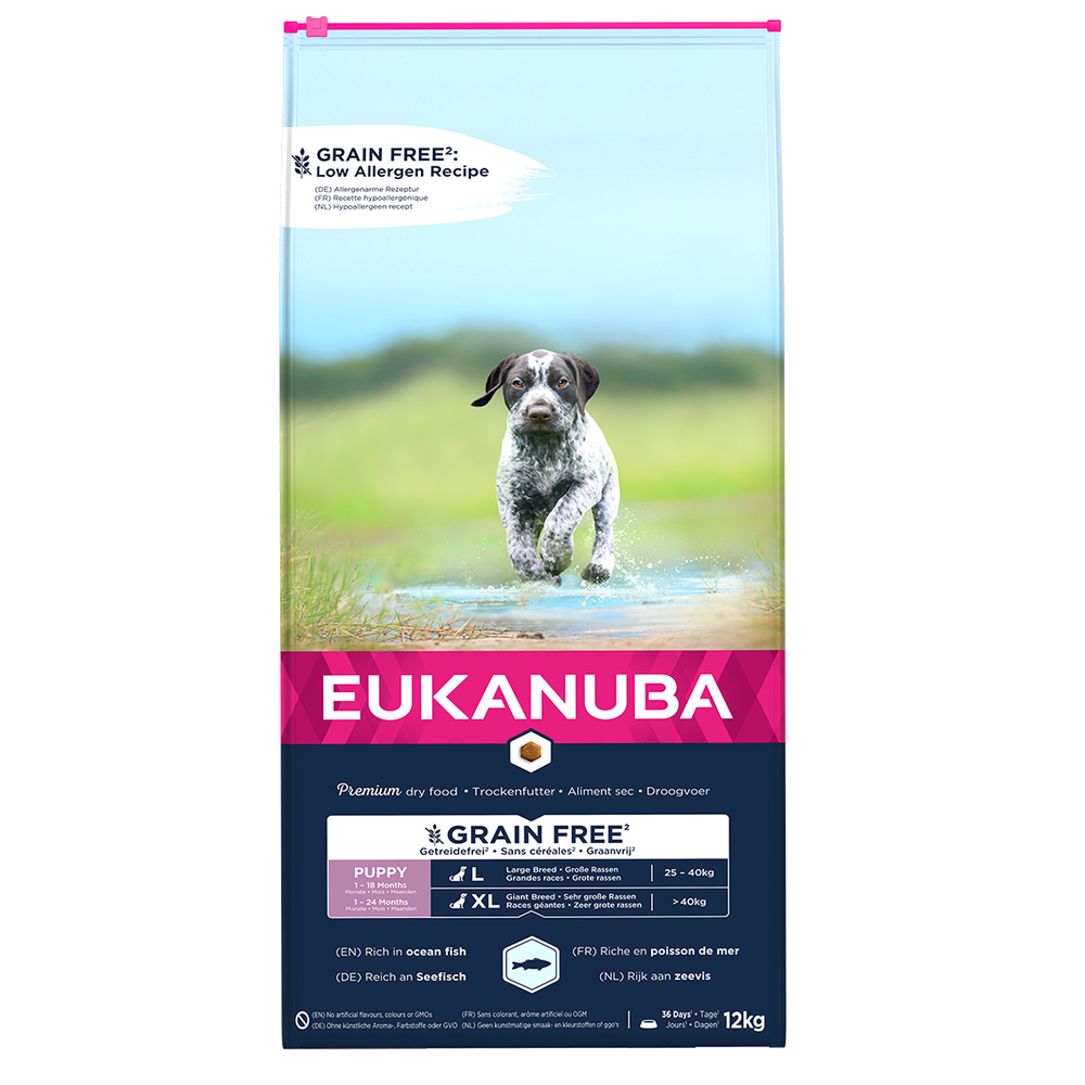 Eukanuba Eukanuba Dog Junior Large Graanvrij Vis Eukanuba Eukanuba Dog Junior Large Graanvrij Vis