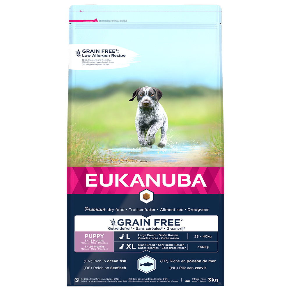 Eukanuba Eukanuba Dog Junior Large Graanvrij Vis Eukanuba Eukanuba Dog Junior Large Graanvrij Vis