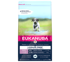 Eukanuba Eukanuba Dog Junior Large Graanvrij Vis Eukanuba Eukanuba Dog Junior Large Graanvrij Vis