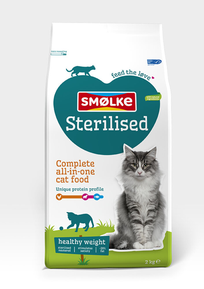 Smolke Smolke Cat Sterilised 2kg Smolke Smolke Cat Sterilised 2kg