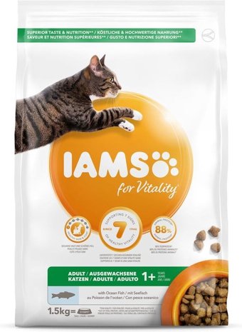 Iams Iams Cat Adult Ocean Fish 1.5kg Iams Iams Cat Adult Ocean Fish 1.5kg