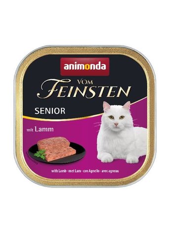 Animonda FEINSTEN CAT SENIOR LAM 100GR Animonda FEINSTEN CAT SENIOR LAM 100GR
