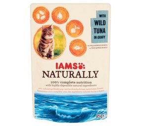 Iams Iams Naturally Cat Adult Wild Tuna In Gravy 85gr Iams Iams Naturally Cat Adult Wild Tuna In Gravy 85gr