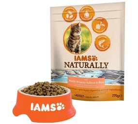Iams Iams Naturally Cat Adult North Atl. Salmon RICE Iams Iams Naturally Cat Adult North Atl. Salmon RICE