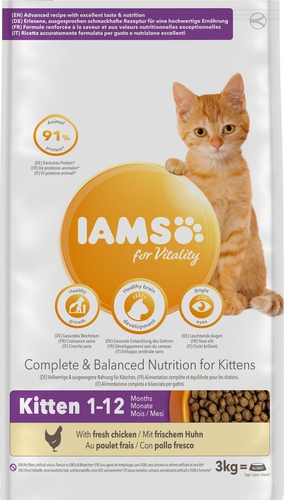 Iams Iams Cat Kitten/junior Chicken