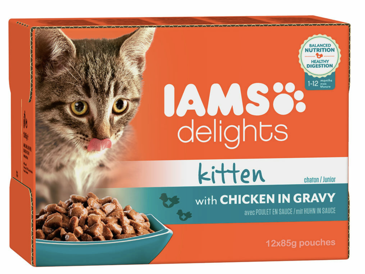 Iams Iams Delights Kitten 12st Gravy Iams Iams Delights Kitten 12st Gravy