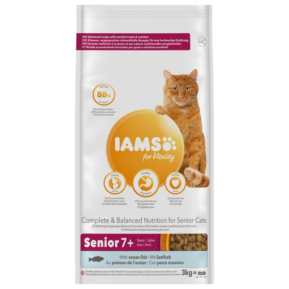 Iams Iams Cat Senior Ocean Fish 3kg