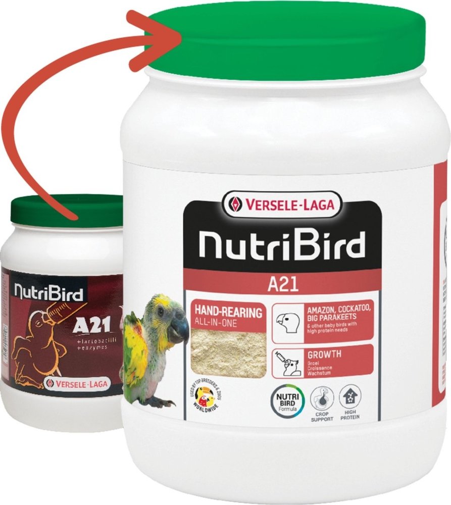 Nutri Bird Nutri Bird A21 Papegaaivoer 800 GR Nutri Bird Nutri Bird A21 Papegaaivoer 800 GR
