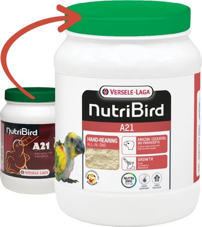 Nutri Bird Nutri Bird A21 Papegaaivoer 800 GR Nutri Bird Nutri Bird A21 Papegaaivoer 800 GR