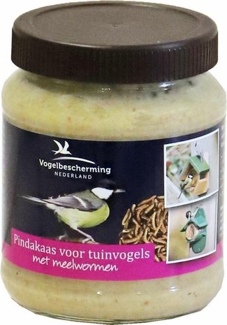 Vogelbescherming Vogel Pindakaas Meelwormen Vogelbescherming Vogel Pindakaas Meelwormen