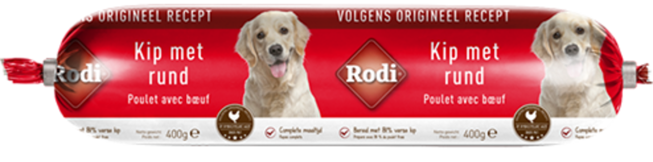 Rodi RODI WORST KIP  RUND 400GR Rodi RODI WORST KIP  RUND 400GR