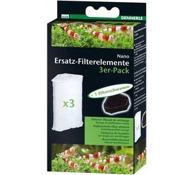 Dennerle Dennerle nano filterelement 3pack Dennerle Dennerle nano filterelement 3pack