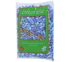 de Boon Decoratie gekleurd split blauw