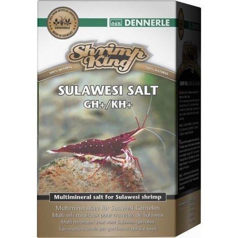 Dennerle Dennerle shrimp king sulawesi salt 200 Gr Dennerle Dennerle shrimp king sulawesi salt 200 Gr