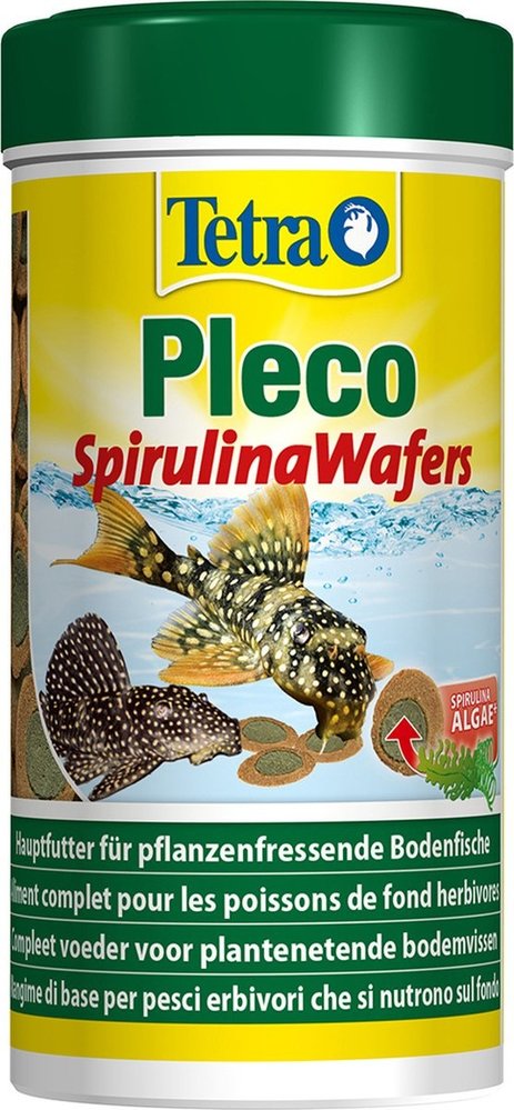 Tetra Tetra Pleco Spirulina Wafers 250ml Tetra Tetra Pleco Spirulina Wafers 250ml