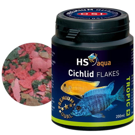 HS Aqua Producten | Alles voor een Gezond & Helder Aquarium Hs Cichlid Flakes