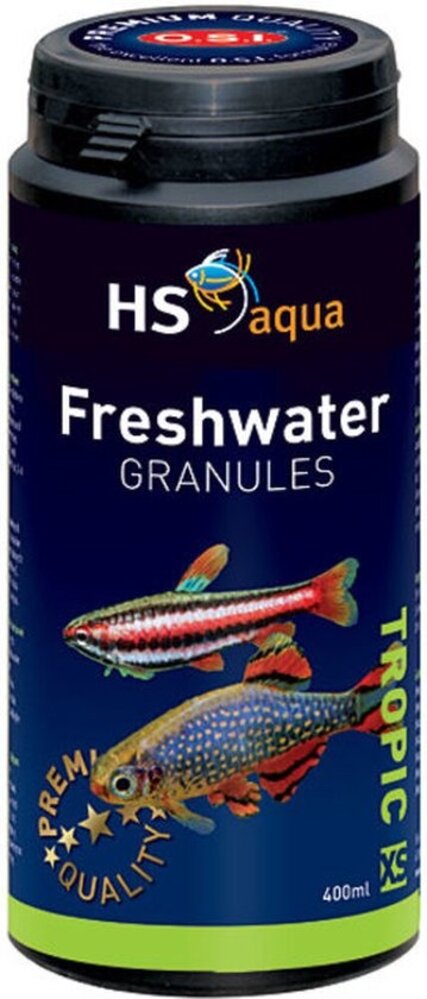 HS Aqua Producten | Alles voor een Gezond & Helder Aquarium Hs Freshwater Granules Xs