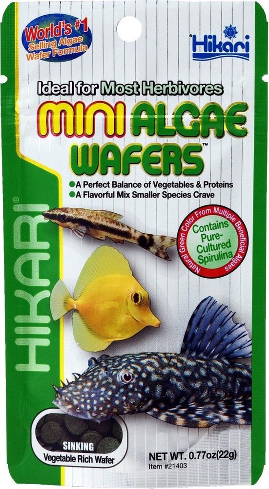 Hikari Visvoer  Hikari Mini Algae Wafers