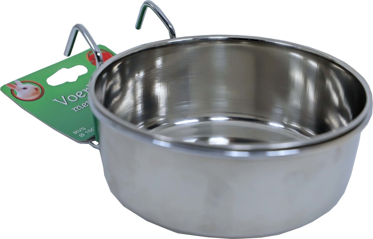 de Boon RVS EETBAK MET OPHANGBEUGEL de Boon RVS EETBAK MET OPHANGBEUGEL