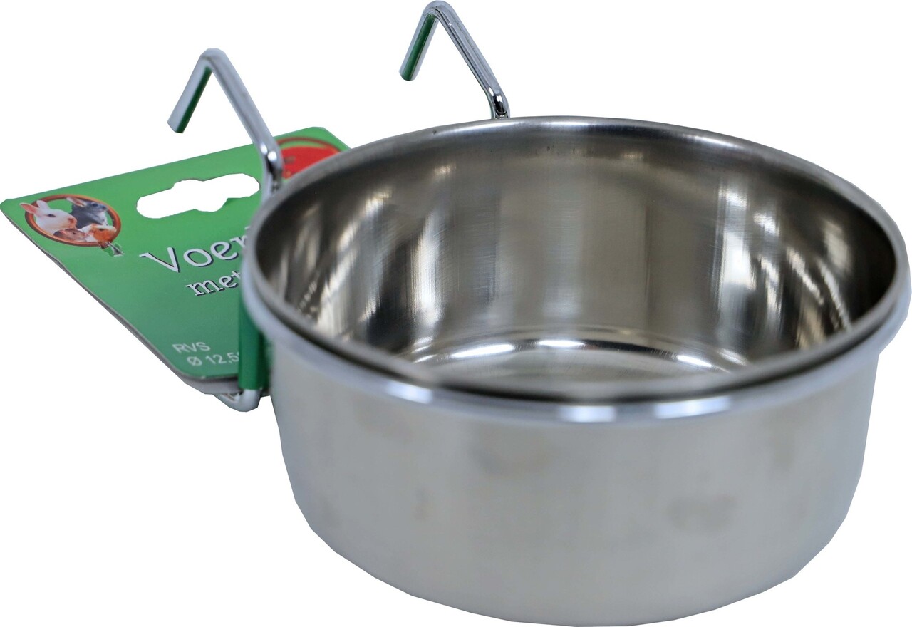 de Boon RVS EETBAK MET OPHANGBEUGEL de Boon RVS EETBAK MET OPHANGBEUGEL