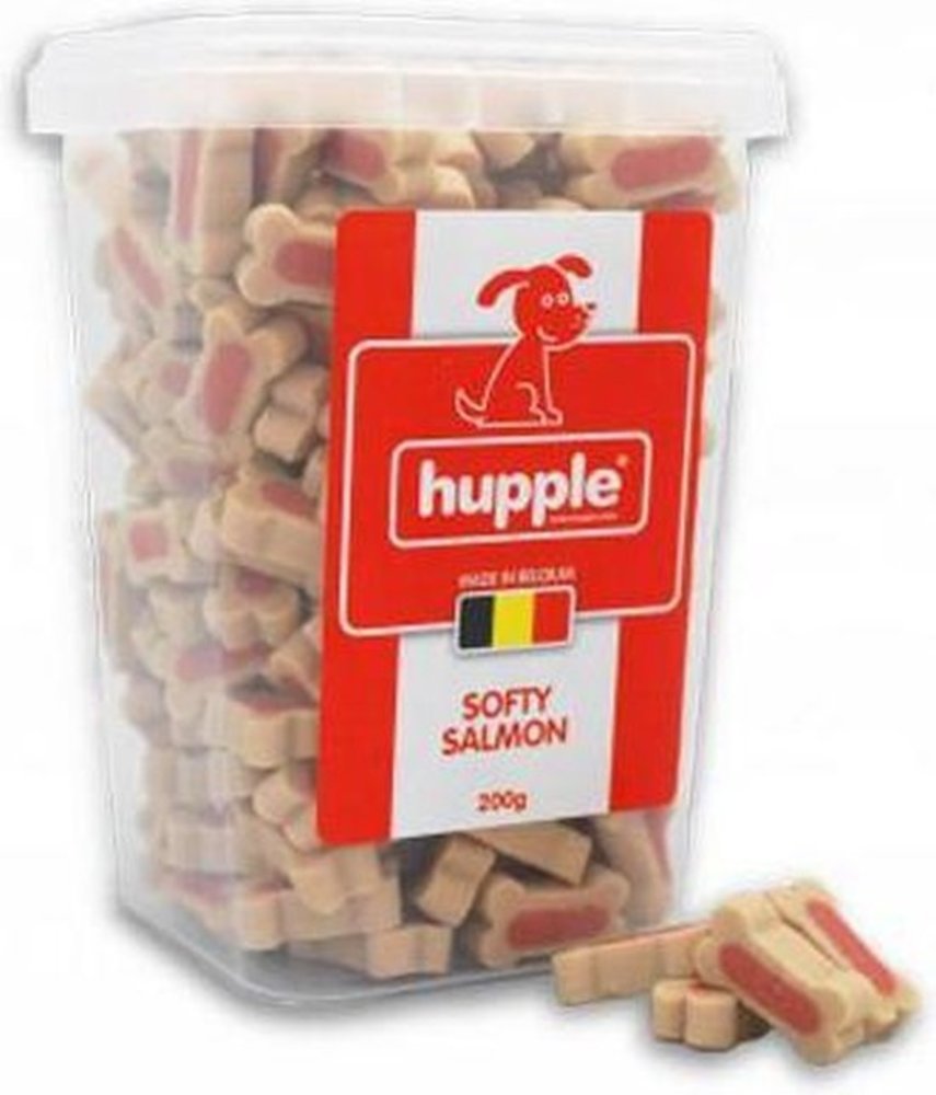 Hupple HUPPLE BOX SOFTY SALMON 200GR Hupple HUPPLE BOX SOFTY SALMON 200GR