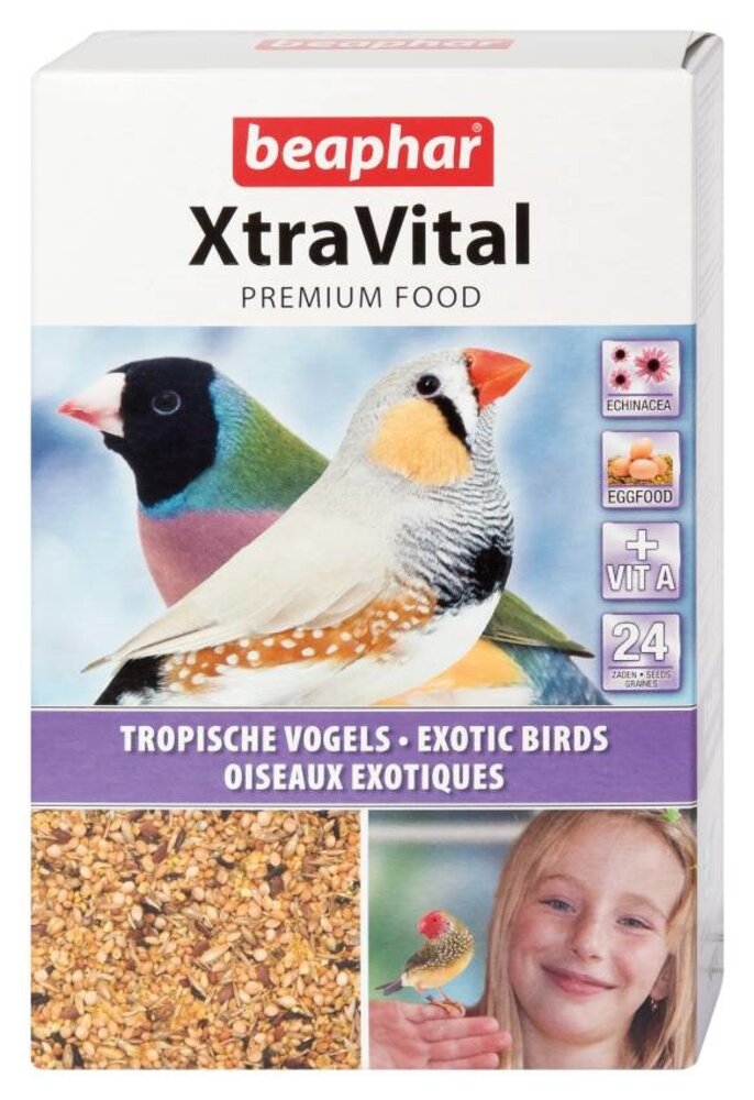 Beaphar XTRAVITAL Tropische Vogel 500GR Beaphar XTRAVITAL Tropische Vogel 500GR