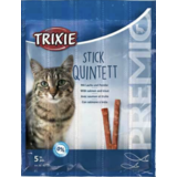 Trixie TRIXIE PREMIO STICK QUINTETT ZALMFOREL 5X5G Trixie TRIXIE PREMIO STICK QUINTETT ZALMFOREL 5X5G