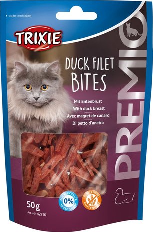 Trixie TRIXIE PREMIO DUCKY FILET BITES 50 GR Trixie TRIXIE PREMIO DUCKY FILET BITES 50 GR