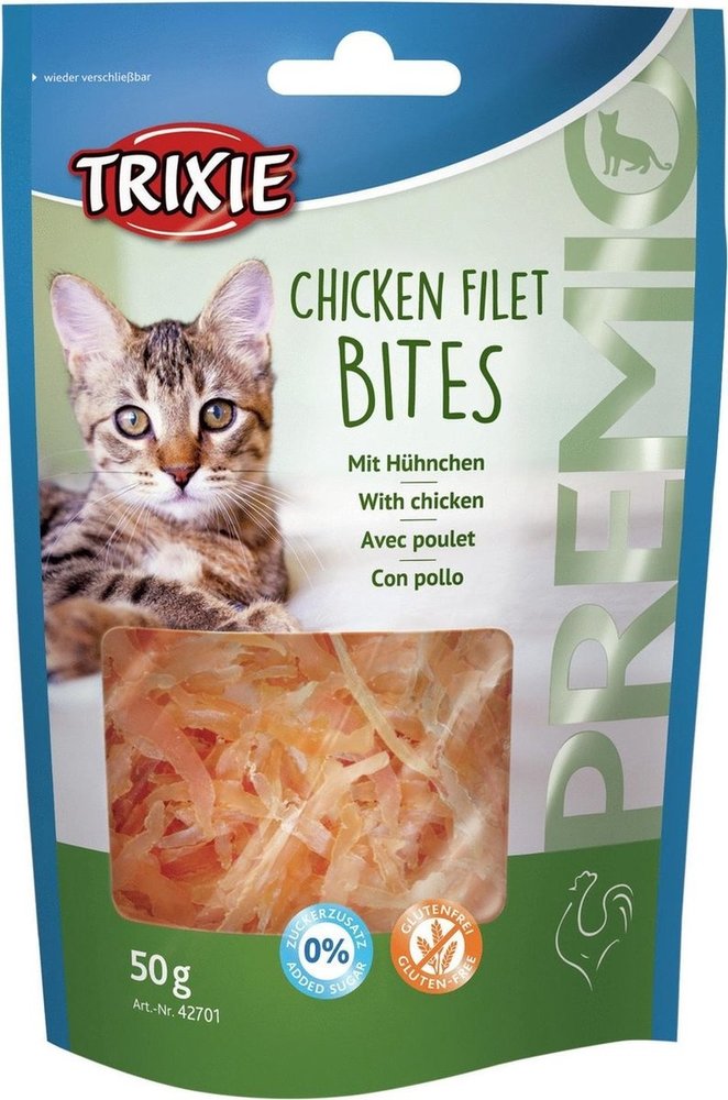 Trixie TRIXIE PREMIO CHICKEN FILET BITS 50 GR Trixie TRIXIE PREMIO CHICKEN FILET BITS 50 GR