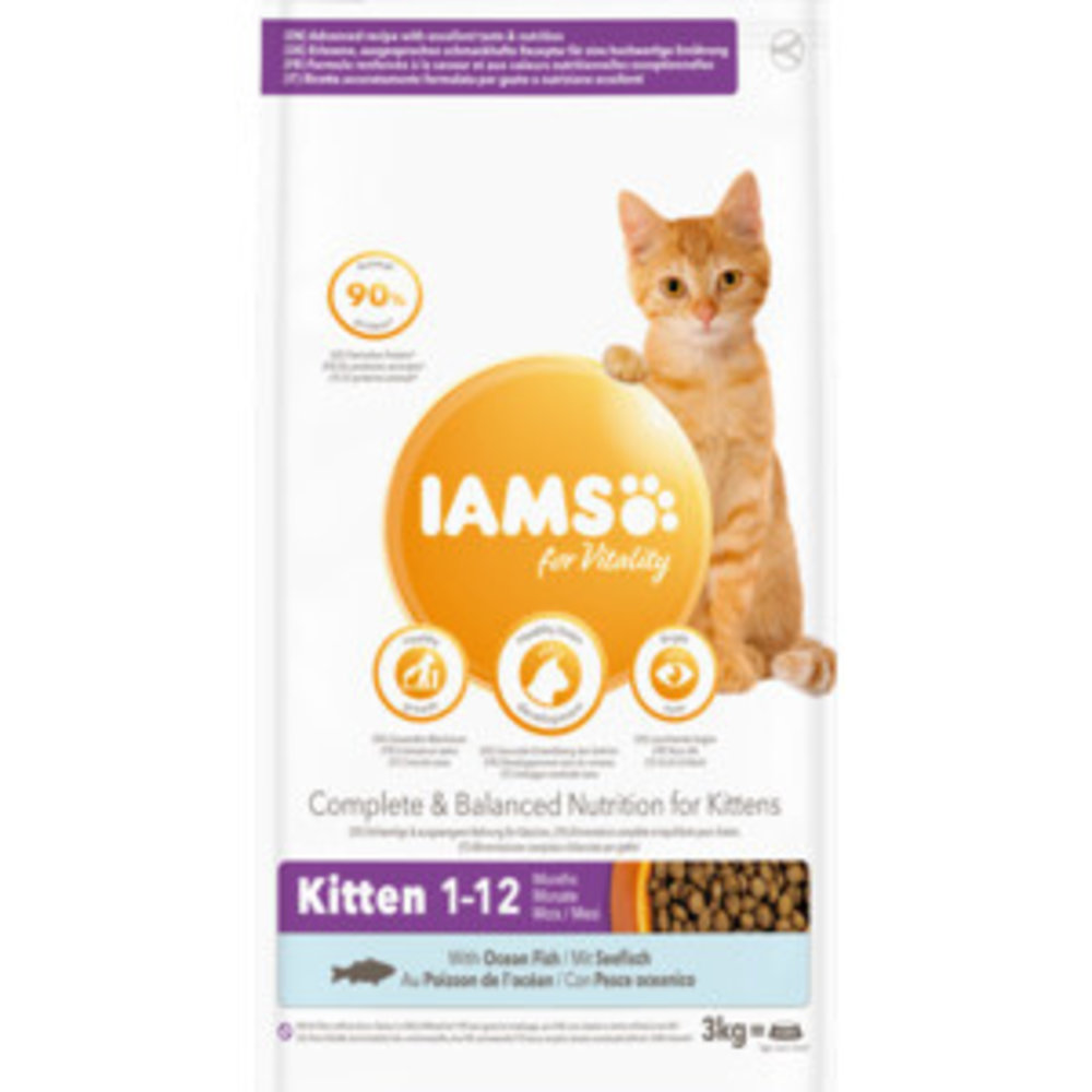 Iams Iams Cat Kitten Ocean Fish 3KG Iams Iams Cat Kitten Ocean Fish 3KG