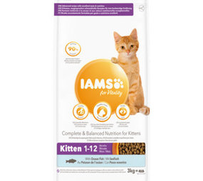 Iams Iams Cat Kitten Ocean Fish 3KG Iams Iams Cat Kitten Ocean Fish 3KG