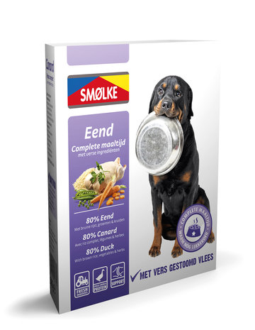 Smolke Smolke Vers Gestoomd Eend 395gr Smolke Smolke Vers Gestoomd Eend 395gr