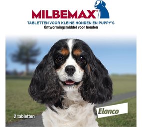 Milbemax Milbemax Hond Klein 2 Tab Milbemax Milbemax Hond Klein 2 Tab