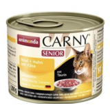 Carny Carny Senior Rund kip kaas 200gr Carny Carny Senior Rund kip kaas 200gr